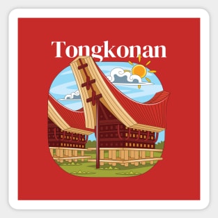 Tongkonan Traditional House (Indonesia Travel) Sticker